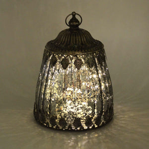 Moroccan Style LED Lantern Gold Home Decoration Ornament-OsirisTradingUK