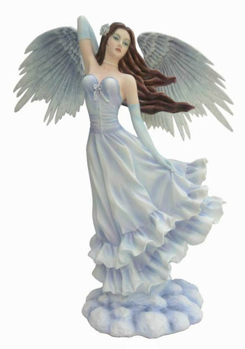 Large Heaven Sent Angel Sculpture Statue Mythical Creatures Figure Gift Ornament-OsirisTradingUK