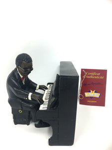 Piano Player Figurine Sculpture Jazz Blues Pianist Musician Statue | 3174