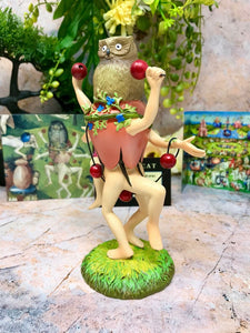Dancer with Owl Sculpture Hieronymus Bosch Art Statue Figurine Reproduction Gift