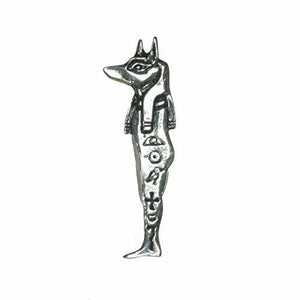 Pewter Anubis Jackal Brooch Egyptian Inspired Gift