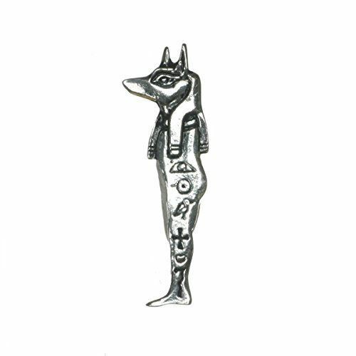 Pewter Anubis Jackal Brooch Egyptian Inspired Gift