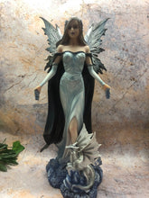 Load image into Gallery viewer, Winter Fairy and Dragon Companion Sculpture Statue Mythical Creatures Figure-OsirisTradingUK
