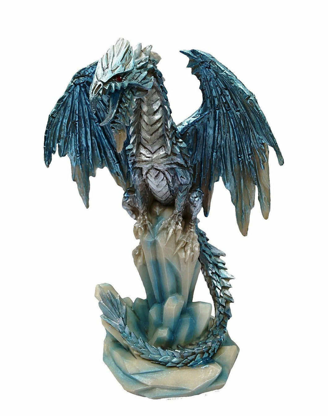 Ice Dragon Protector Fantasy Art Figurine Statue Ornament-OsirisTradingUK