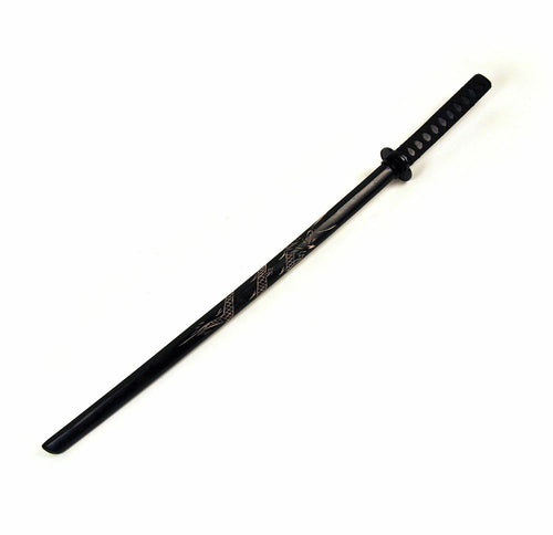 Black Bokken Training Samurai Wooden Sword Martial Arts Iaido Training Gift-OsirisTradingUK
