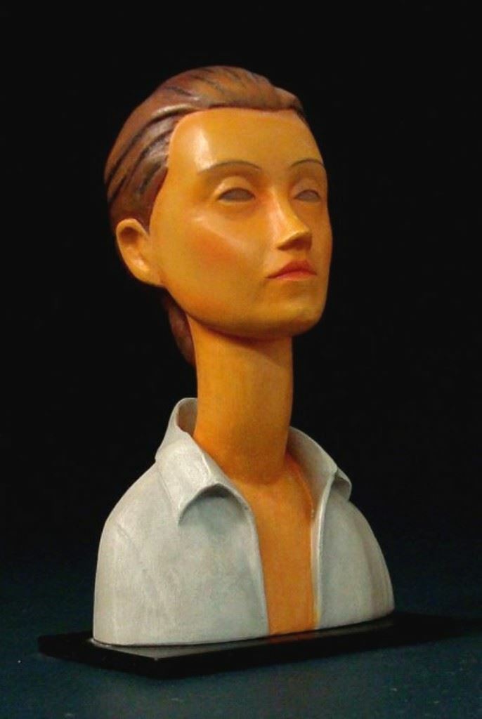 Lunia Czechowska Modigliani Bust Museum Reproduction Art Sculpture Statue