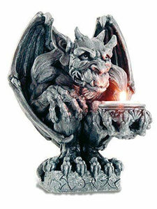 Gargoyle Candle Holder Gothic Decor Ornament Statue Sculpture