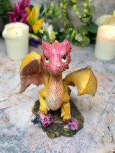 Load image into Gallery viewer, Dragon Flower Guardian Fantasy Figure Sculpture Mythical Statue Ornament Gift
