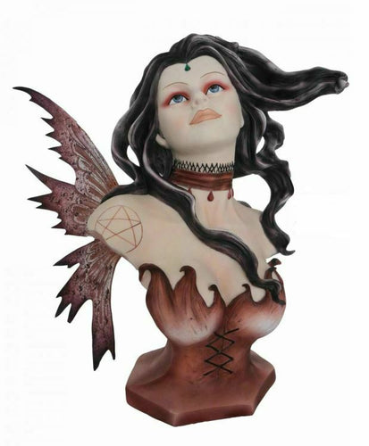 Celtic Goddess of War Morrigan Bust Figurine Statue Sculpture Gift Ornament-OsirisTradingUK