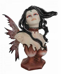 Celtic Goddess of War Morrigan Bust Figurine Statue Sculpture Gift Ornament