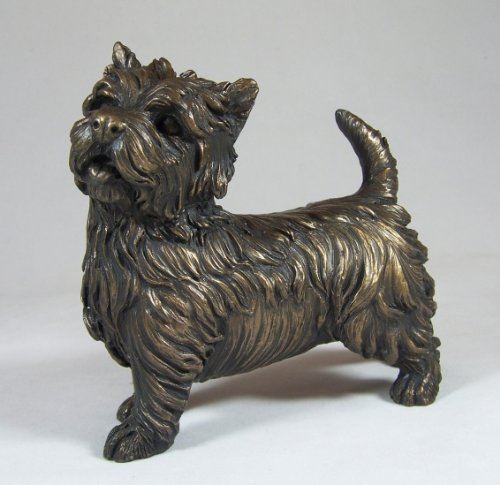 Bronze WESTIE West Highland Gifts Terrier Dog Figures Sculpture Statue Figurine-OsirisTradingUK