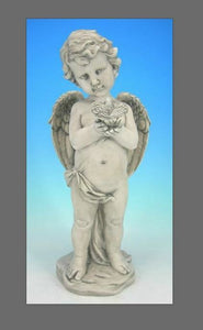 Guardian Angel Figurine Cherub Grave Ornament Statue Ornament Sculpture Gift