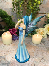 Load image into Gallery viewer, Water Fairy Holding Pearl Figurine Fantasy Fairies Figure Mythical Sculpture-OsirisTradingUK
