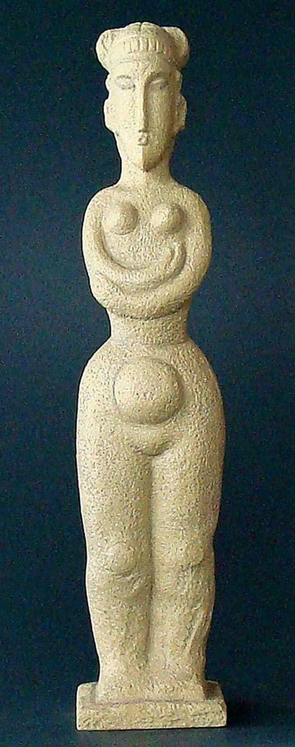 Modigliani Art Sculpture Statue Cariatide Museum Reproduction Gift Idea
