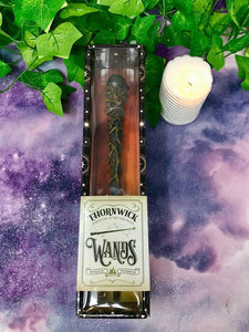 Witches Wizards Cosplay Magic Wand Sorcery Prop Accessory Green Orb-OsirisTradingUK