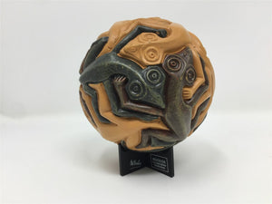 Escher Lizards Geckos Sphere Tessellation Paperweight Orb Museum Reproduction