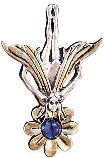 Nectar Faerie for Vitality Pendant Necklace With Swarovski Crystals Gift Boxed-OsirisTradingUK