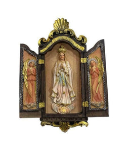 Blessed Virgin Mary Our Lady of Fatima Wall Plaque Ornament Decor for Home