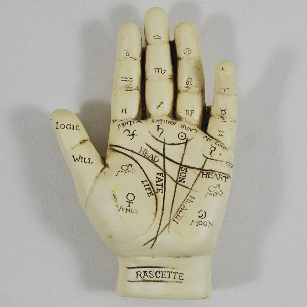 Palmistry Hand Sculpture Chiromancy Fortune Telling Chirology Palm Reading-OsirisTradingUK