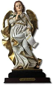 Archangel Gabriel Statue Religious Sculpture Ornament Angel of Revelation 33 cm-OsirisTradingUK