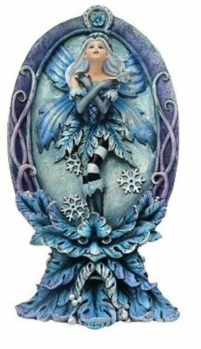 Winter Fairy and Greenman Display Figurine Statue Ornament-OsirisTradingUK