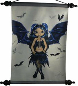 Art Scroll Bat Wings Fairy by Jasmine Beckett Griffith