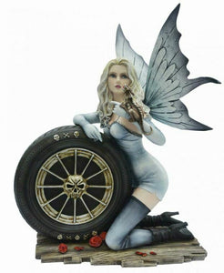 Large Dark Gothic Fairy and Dragon Companion Sculpture Statue Figure Home Gift