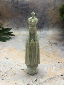 Small Glow in the Dark Blessed Virgin Mary Our Lady of Fatima Statue Luminous