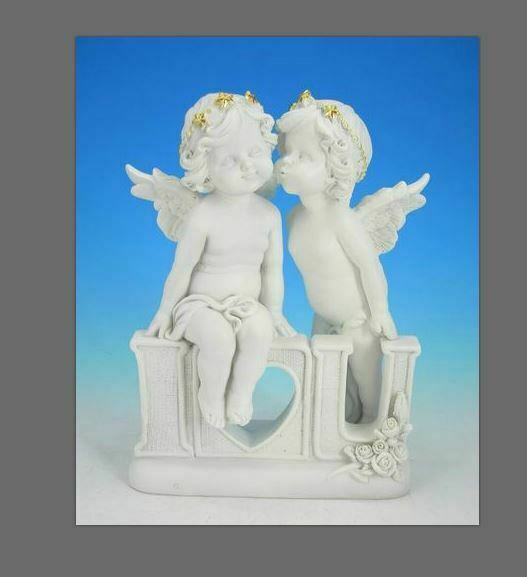 Guardian Angel Figurine Cherub Statue Love  Ornament Sculpture Gift