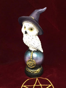 Comical Mystical Owl Sculpture Figurine Home Decoration Statue Owls Collectables