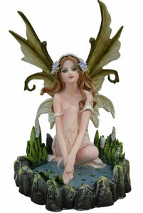 Water Fairy Resting Display Figurine Statue Ornament Sculpture Figure Gift