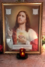 Load image into Gallery viewer, Large Electric Altar Sacred Heart of Jesus Religious Wall Decoration
