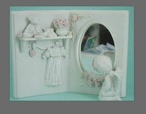 Guardian Angel Figurine Cherub Mirror Statue Ornament Sculpture Gift-Collectables:Fantasy, Myth & Magic:Mythical Creatures:Angels-OsirisTradingUK