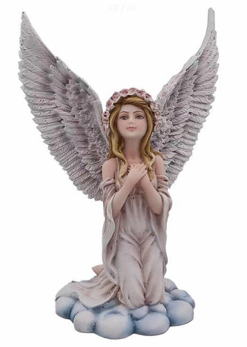 Guardian Angel Praying Statue Mythical Angels Collection Statue Figurine-OsirisTradingUK