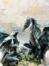 Load image into Gallery viewer, MOTHER AND BABY DRAGON FIGURINE STATUE ORNAMENT SCULPTURE
