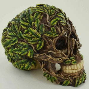 Greenman Skull Wiccan Pagan Altar Ornament Sculpture Figure Tree Man