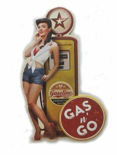 Pin Up Girls Retro Lady Vintage Style Metal Sign Plaque Man Cave Shed Bar Pub-OsirisTradingUK