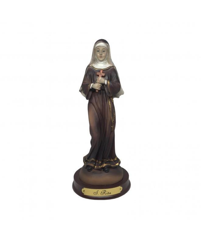 Santa Rita Statue Catholic Saint Sculpture Religious Ornament Figurine-OsirisTradingUK