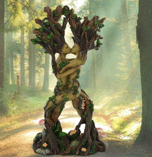 Tree Ent Lady Entwined Garden Ornament Gaia Pagan Statue Mother Nature Sculpture-OsirisTradingUK