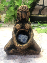 Load image into Gallery viewer, Mother Earth Gaia Statue Pagan Goddess Altar Copper Effect Ornament Wiccan
