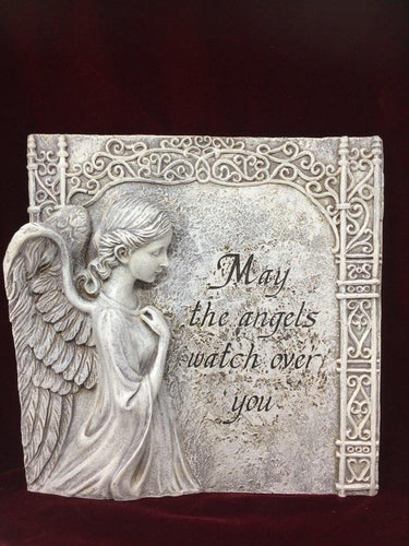 Memorial Graveside Peaceful Angel Plaque Sculpture Grave Garden Ornament-OsirisTradingUK