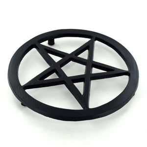 Pentagram Trivet Metal Cooling Surface Protector Pagan Kitchen Worktop-OsirisTradingUK