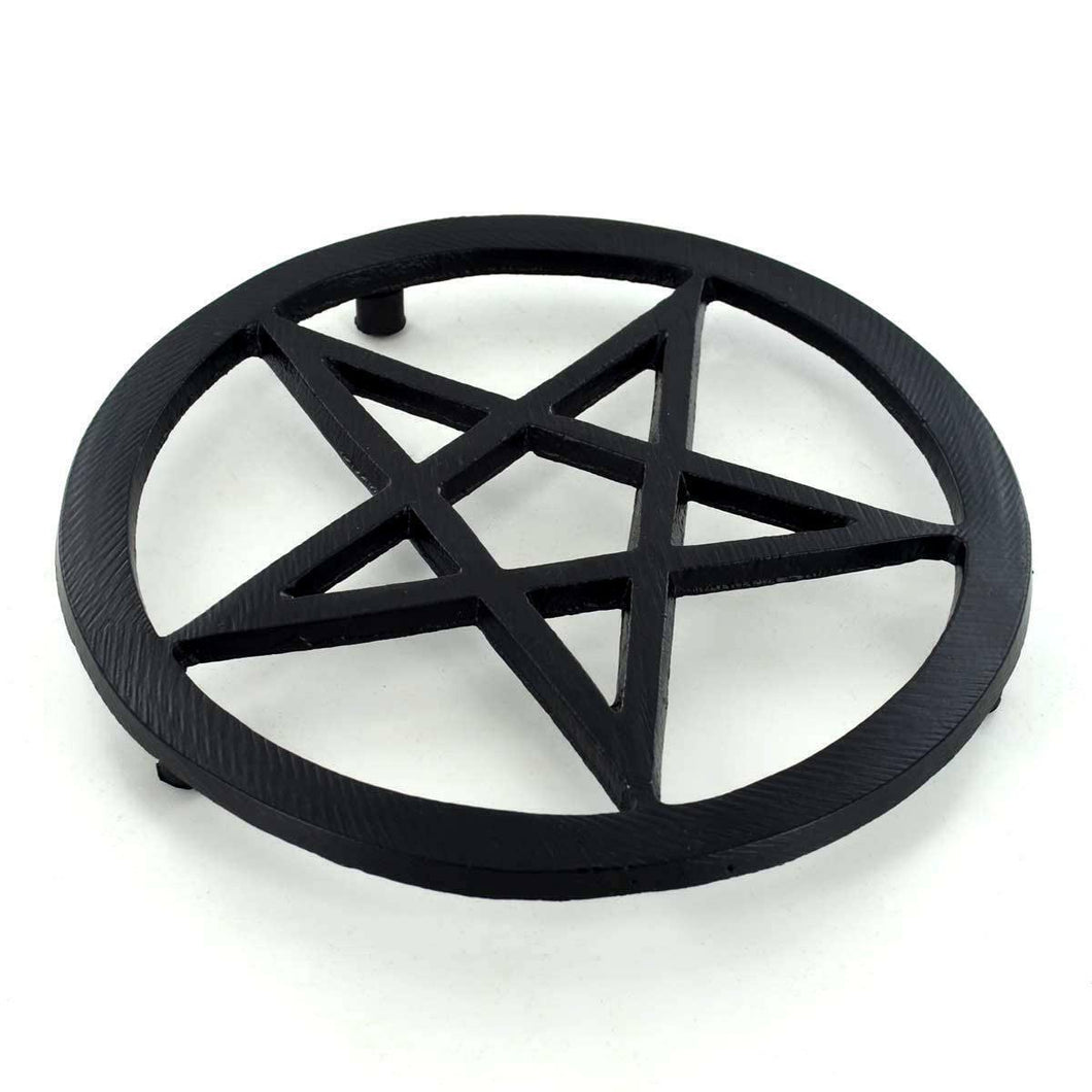 Pentagram Trivet Metal Cooling Surface Protector Pagan Kitchen Worktop-OsirisTradingUK