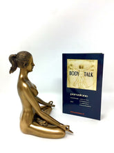 Load image into Gallery viewer, Yoga Sculpture  Padmasana Lotus Seat Female Statue Figure Ornament
