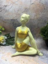 Load image into Gallery viewer, Yoga Pose Sculpture Figurine Statue Ornament Meditation Ardha Matsyendrasana
