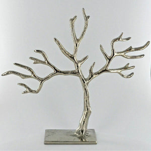 Silver Jewellery Tree for Hanging Rings Necklaces Earrings Ornament Decoration