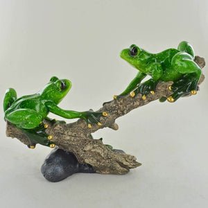 Realistic Effect Frogs Ornament Figurine Sculpture Ornament