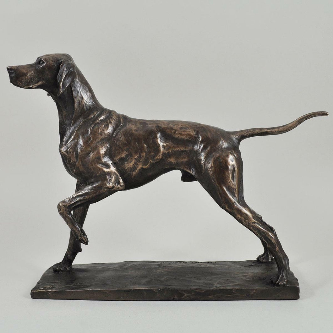 Pointer Hund Bronze Effekt Skulptur Statue Home Dekoration Geschenk