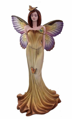 Butterfly Wings Fairy Statue Nature Goddess Sculpture Fairies Collection-OsirisTradingUK