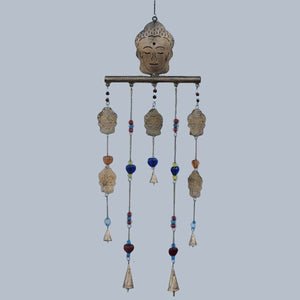 Buddha Wind Chime Spiritual Decoration Home Garden Hanging Decor 97cm-OsirisTradingUK